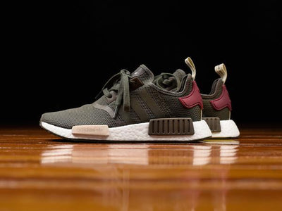 NMD R1 Utility Grey Maroon - DistriSneaks