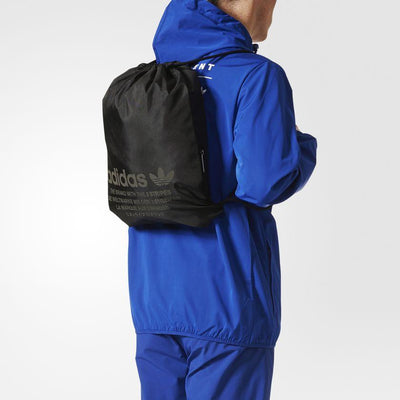 NMD Gym Sack (Black / Greyish Blue) - ENStest