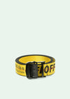 OFF WHITE Industrial Belt Yellow - ENStest