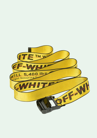 OFF WHITE Industrial Belt Yellow - ENStest